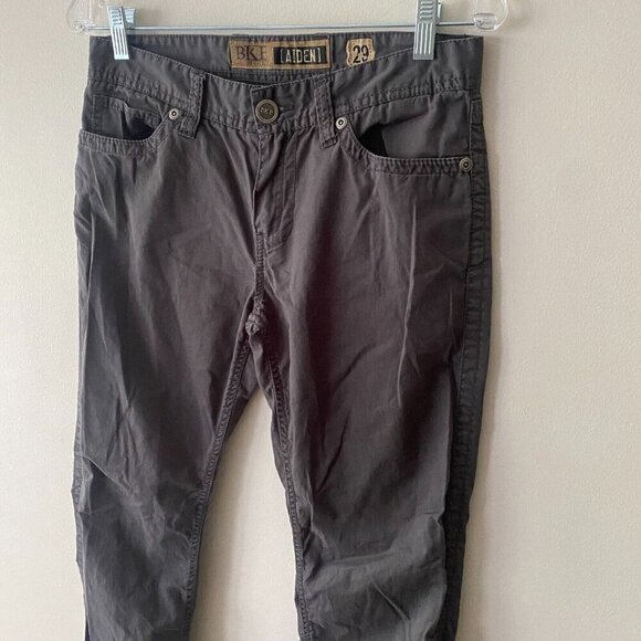 BKE Denim Aiden Chino Pants Size 29 - 29x32 (31x31) Mid Rise Straight Leg Buckle - Picture 4 of 16